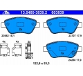 1605226 Placute frana fata Opel Corsa D ATE